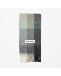 Acne Studios - Mohair Checked Scarf - Lyst