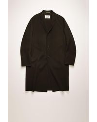 Acne Studios Double-faced Wool Coat black