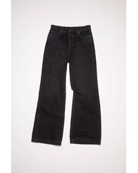Acne Studios Bootcut Fit Jeans - Black
