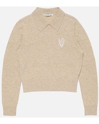 Acne Studios - Yak Wool Polo Sweater - Lyst