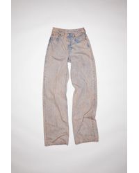 Acne Studios 2022 Rocky Road Pink Loose Bootcut Jeans
