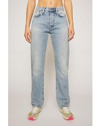 Acne Studios Classic Fit Jeans light Blue