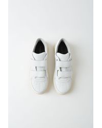 acne sneakers velcro