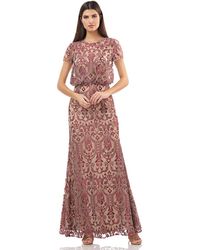 soutache embroidered blouson dress