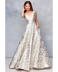 brocade formal dress