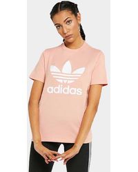 Pink adidas T-shirts for Women | Lyst