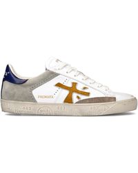 PREMIATA STEVEN 4873 scarpa sneakers in pelle bianco uomo,STEVEN 4873 EUR  187,00 - PicClick IT