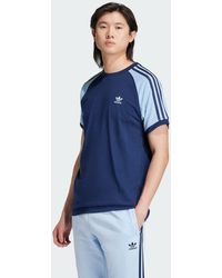 adidas - Colourblocked 3-Stripes Tee - Lyst