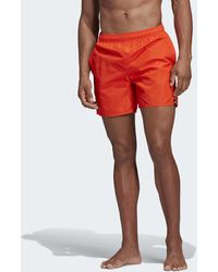 adidas Solid Badeshorts - Orange
