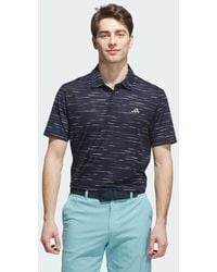 adidas - Ultimate365 Mesh Glimmer Print Polo Shirt - Lyst