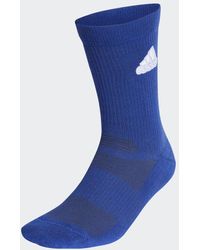 2 Pack in Blau adidas Synthetik Rich Mnisi Crew Socks Damen Bekleidung Strumpfware Socken 