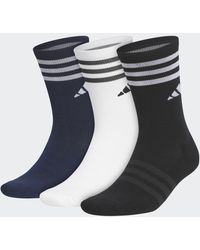 adidas - Crew Golf Socks 3 Pairs - Lyst