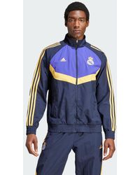 adidas - Real Madrid Woven Track Top - Lyst