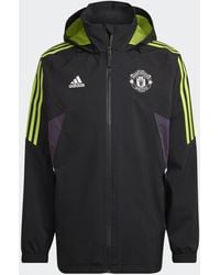 adidas - Manchester United Condivo 22 Rain Jacket - Lyst