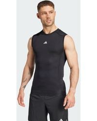 adidas - Techfit Compression Training Sleeveless Tank Top - Lyst