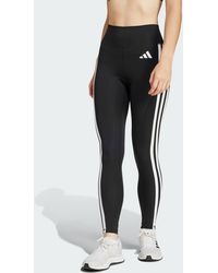 adidas - Optimé Essentials 3-Stripes 7/8 Leggings - Lyst