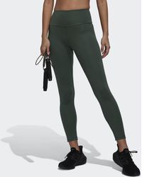 adidas Legging taille haute Yoga Essentials - Vert