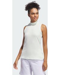 adidas Originals - Women's Ultimate365 Sleeveless Mock Neck Polo Shirt - Lyst
