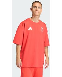 adidas - Team Gb Loose Fit T-Shirt - Lyst