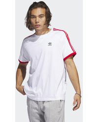 adidas SST 3-Streifen T-Shirt - Weiß