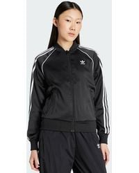 adidas - Sst Adicolor Satin Track Top - Lyst