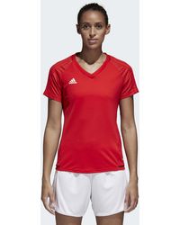 adidas Maillot d'entraînement Tiro 17 - Rouge