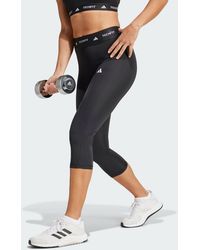 adidas - Techfit Capri Leggings - Lyst