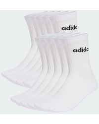 adidas - Linear Cushioned Crew Sock 10 Pair Pack - Lyst