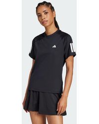 adidas - Club 3-Stripes Tennis Climacool T-Shirt - Lyst
