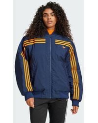 adidas - 70S Reversible Oversized Bomber Jacket - Lyst