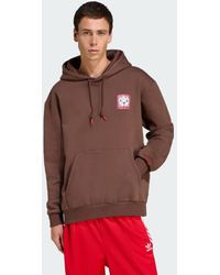 adidas - Felpa Grafica Con Cappuccio - Lyst