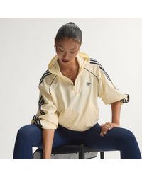 adidas - Originals Sport Coverup Sweatshirt - Lyst