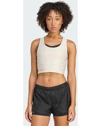 adidas - Adi365 H.Koumori Running Crop Top - Lyst