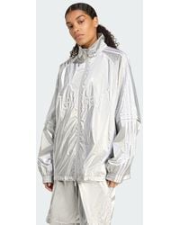 adidas - Giacca Da Allenamento Oversize Argento Adilenium Season 4 Teamgeist - Lyst