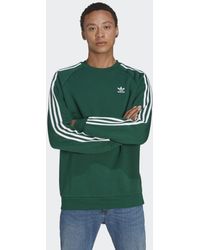 adidas Adicolor Classics 3-Streifen Sweatshirt - Grün