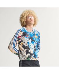adidas - Manchester United Stone Roses Long Sleeve Jersey - Lyst