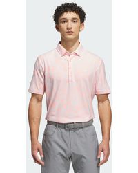 adidas - Ultimate365+ Climacool Butterspun Mighty Blossom Print Polo Shirt - Lyst