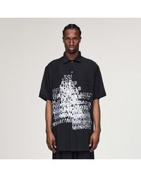 adidas - Y-3 Placed Graphic Short Sleeve Shirt - Lyst