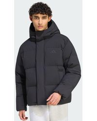 adidas - Helionic Down Puffer Hooded Jacket - Lyst