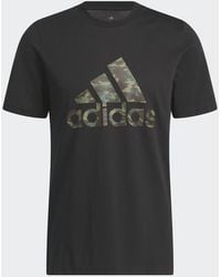 adidas - Camo Short Sleeve T-Shirt - Lyst