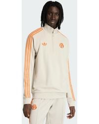 adidas - Fc Bayern Originals Half Zip Top - Lyst
