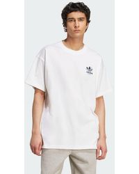 adidas - Camiseta Florals Logo Oversized - Lyst