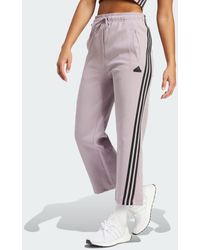 adidas - Pantaloni Future Icons 3-Stripes Open Hem - Lyst