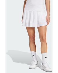 adidas - Club Pleated Climacool Tennis Skirt - Lyst