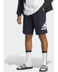 adidas - Essentials Big Logo French Terry Shorts - Lyst
