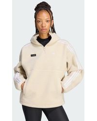 adidas - Originals By Jennie Fleece Hoodie Jacket - Lyst
