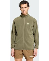 adidas - Terrex Multi Essentials Full Zip Fleece Jacket - Lyst