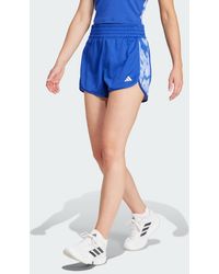 adidas - Pacer Training Essentials Allover Print Flower Tie-Dye Knit Shorts - Lyst