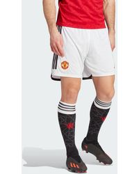 adidas - Manchester United 23/24 Home Shorts - Lyst