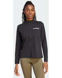 adidas - Camiseta Manga Larga Terrex Multi Climacool 1/2 Zip - Lyst